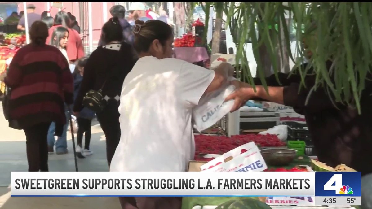 Los Angeles farmers markets saved by funding from Sweet Green  NBC Los Angeles [Video]