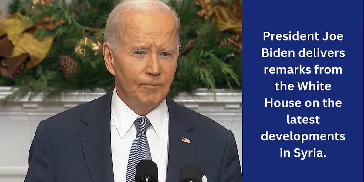 President Biden remarks on Syria [Video]