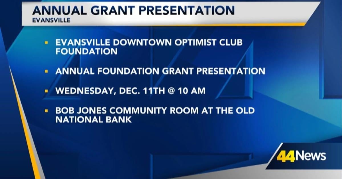 Evansville Optimist Club to host grant presentation this week | Video