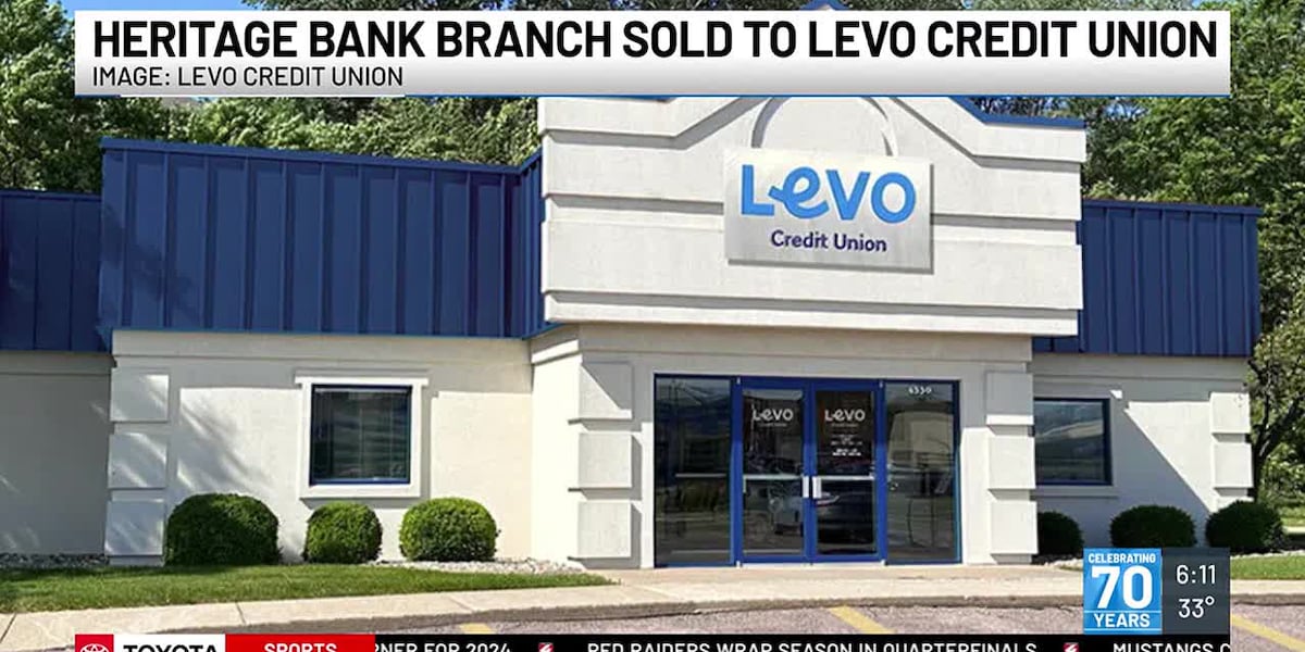 Heritage Bank Branch in Sioux City sold to Levo Credit Union [Video]