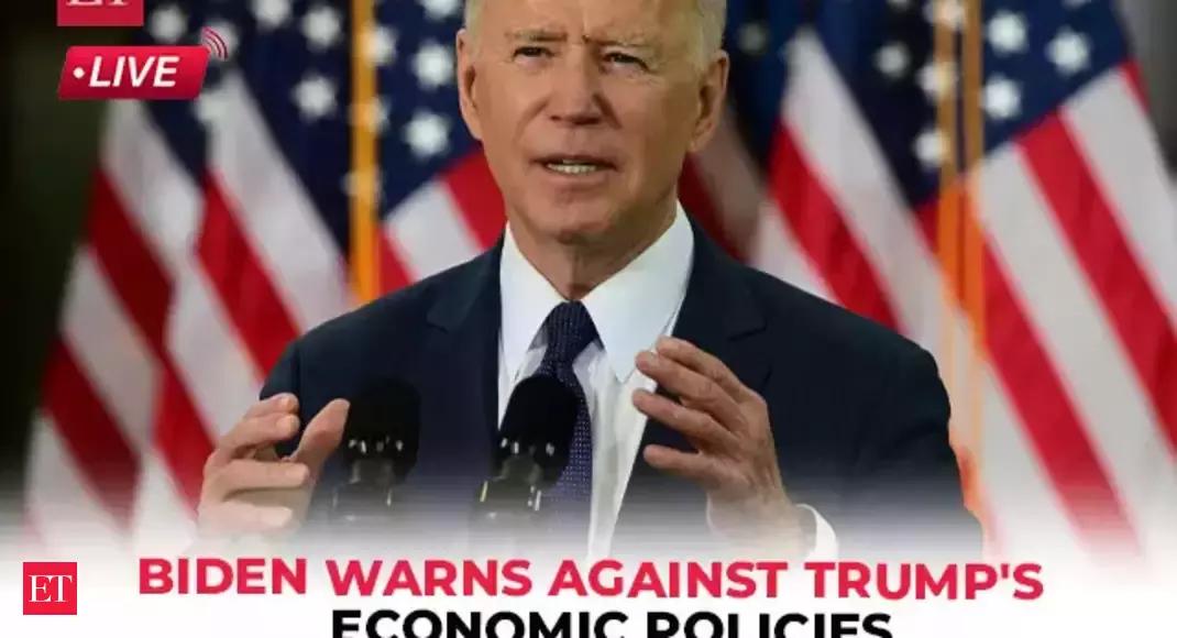 LIVE | Biden warns against Trump’s tax cuts, tariffs, and economic policies – The Economic Times Video