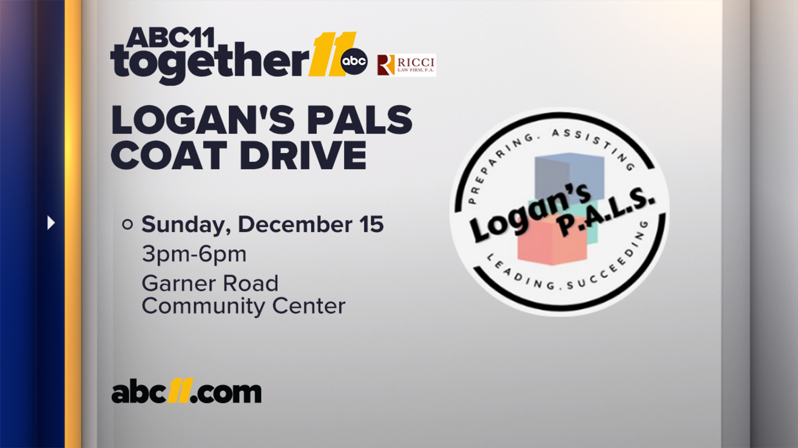 Logan’s PALS | Nonprofit started by NC teen to help families, individuals, veterans in need [Video]