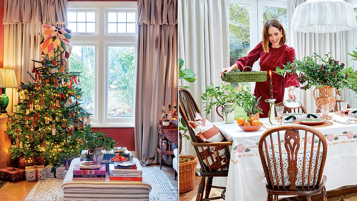 How lifestyle guru Louise Roe decorates her London home for Christmas [Video]