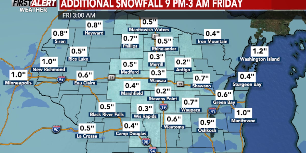 First Alert Weather Day for snow and messy travel conditions into Thursday night [Video]