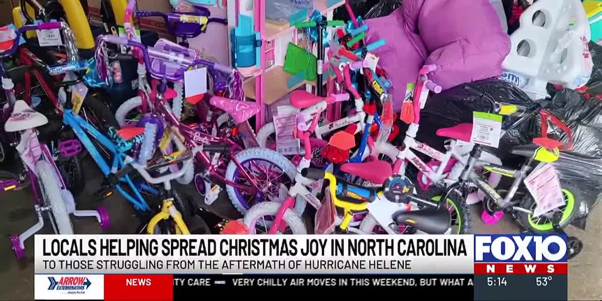 A local mission sparks attention nationwide; brings Christmas to North Carolina [Video]