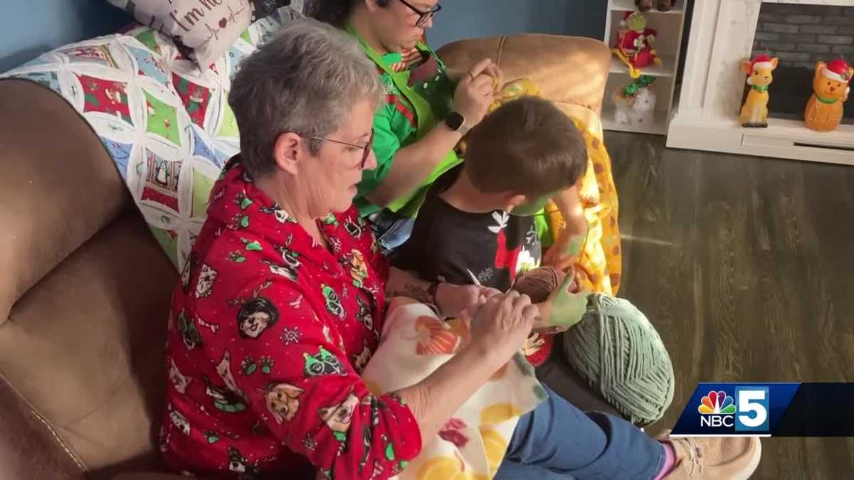 Schuyler Falls mother and son spread holiday warmth to Valehaven residents [Video]