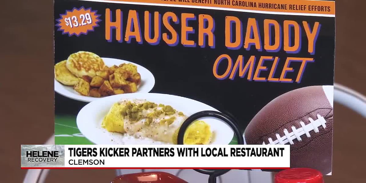 Clemsons kicker partners with Upstate restaurant to give back to home state [Video]