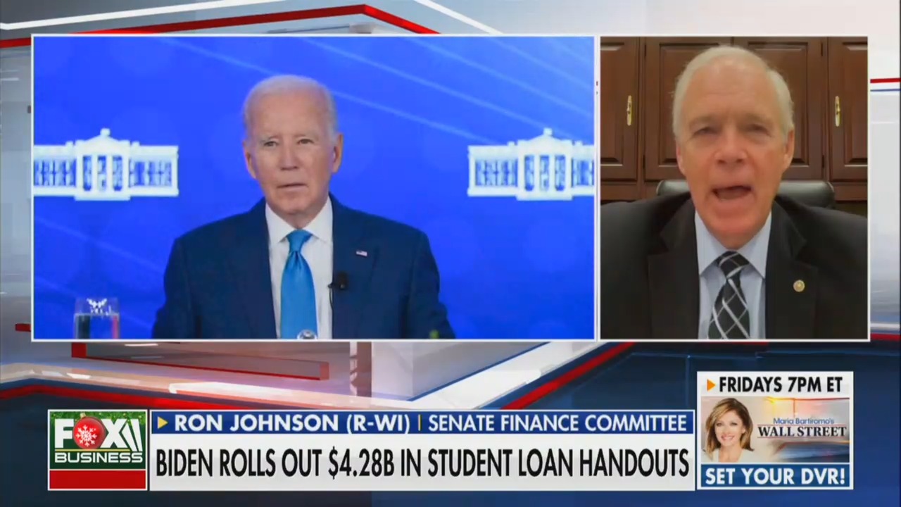 Ron Johnson Says Biden is Trying to Sabotage Trump [Video]