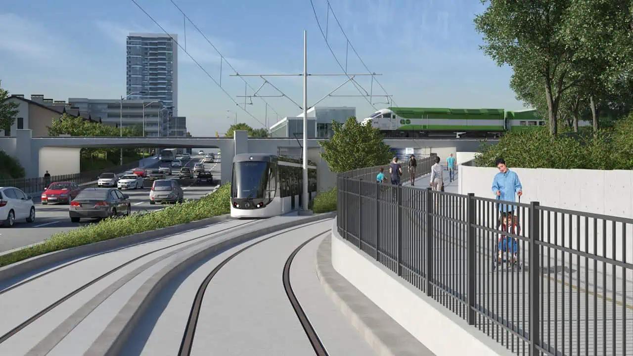 Major LRT route takes shape in Mississauga, but first passengers must wait a while for a ride [Video]