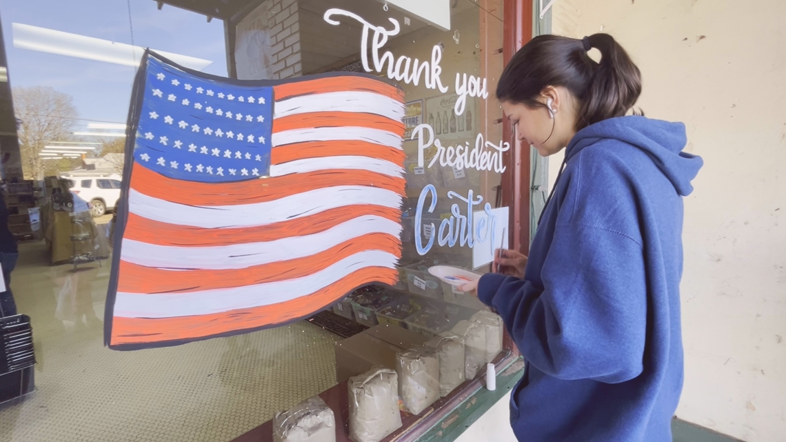 Businesses around Plains prepare to honor former U.S. president Jimmy Carter [Video]