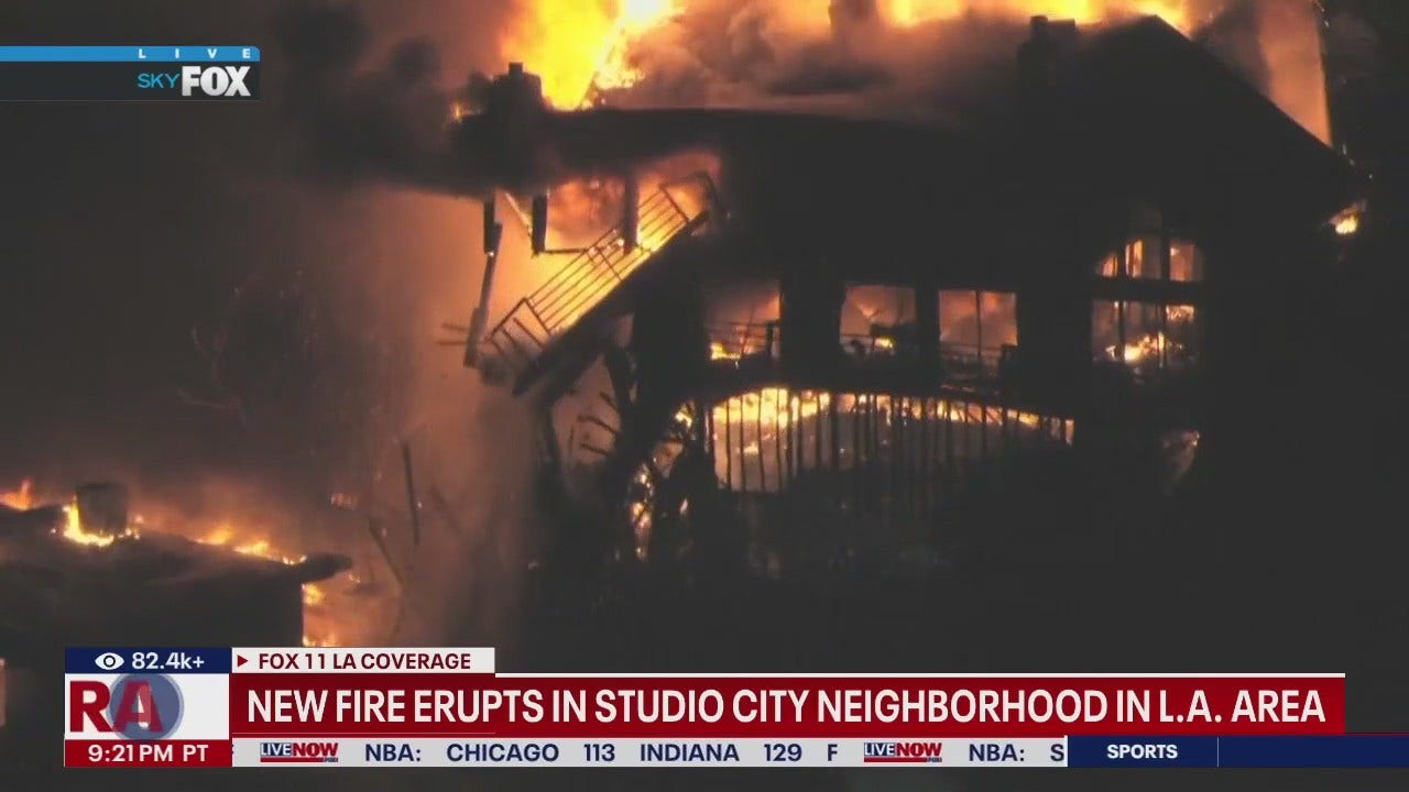 California home collapses live on air [Video]