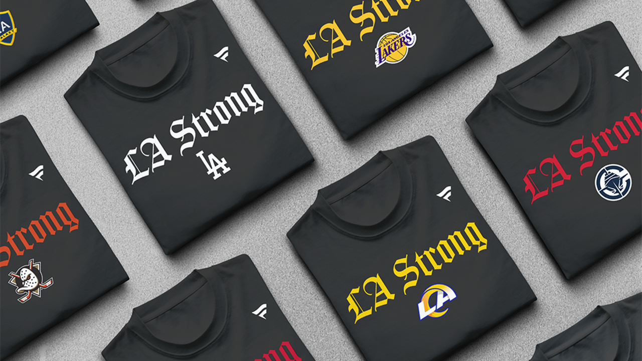 Fanatics, LA sports teams partner to donate funds from new #LAStrong apparel in response to wildfires [Video]