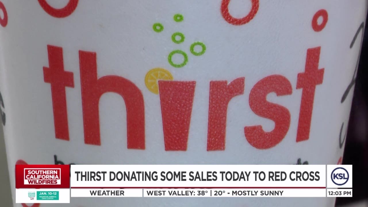 Video: Thirst donating percentage of sales to Red Cross Friday [Video]