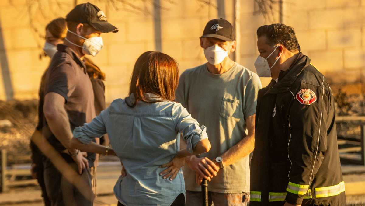 Prince Harry and Meghan make surprise appearance to comfort people affected by LA wildfires [Video]