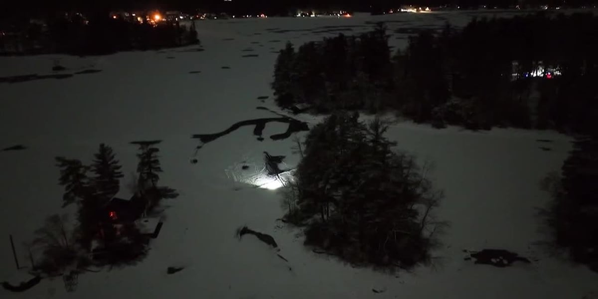 Body of missing woman recovered after she fell through ice on pond [Video]