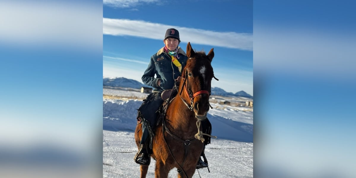 Snowed-in student rode a horse to school [Video]