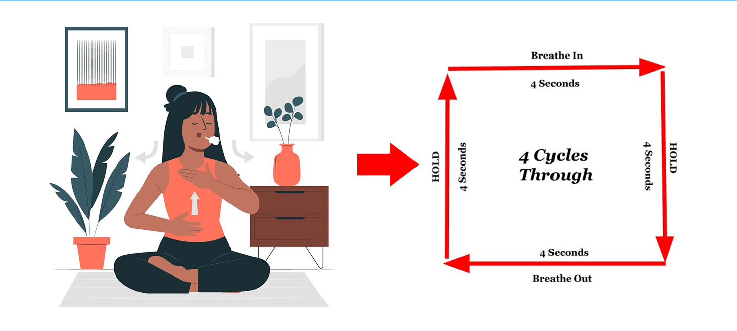 Reduce anxiety in one minute with box breathing [Video]