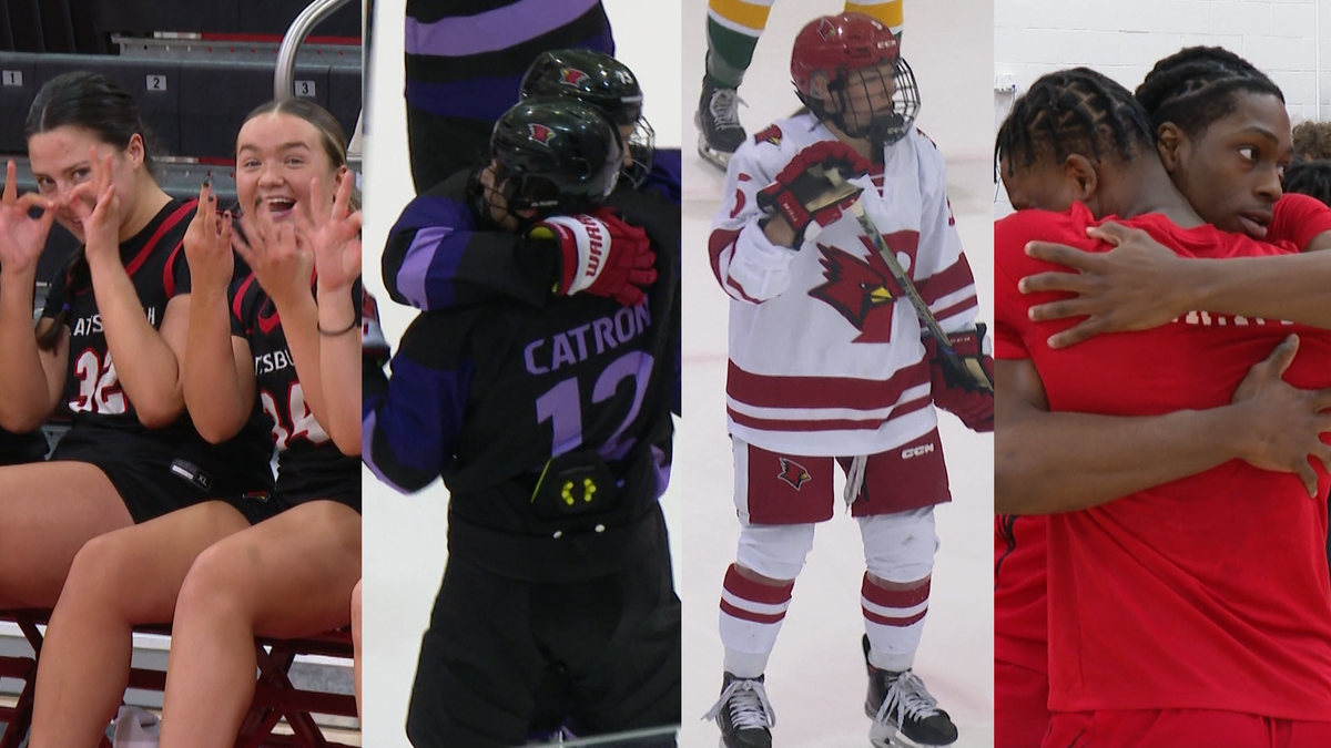 Plattsburgh State winter sports teams win six out of eight games during Martin Luther King Jr. weekend [Video]