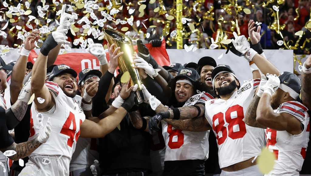 Ohio State outlasts Notre Dame 34-23 in CFP championship game [Video]