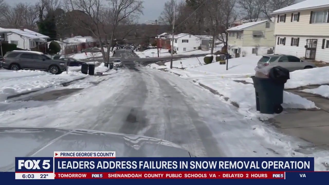 Leaders grilled over snow removal failures in Prince Georges County [Video]