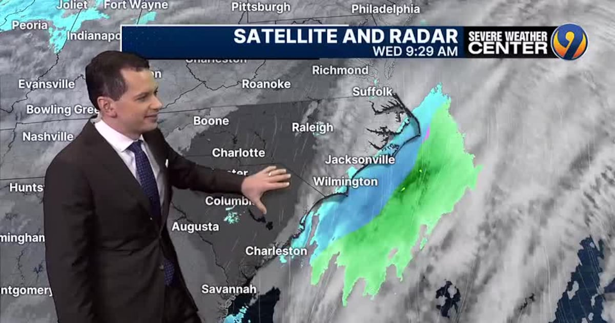 Snow moves out, but brutal cold remains  WSOC TV [Video]